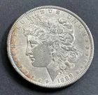 1889 Morgan Silver Dollar -  Gem Quality Beautiful Coin - Toning On Rim