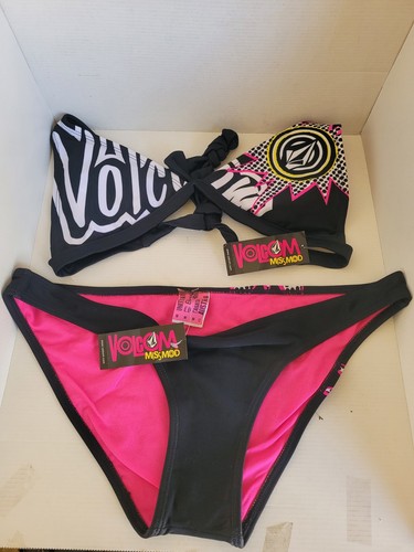 Volcom Stone Vintage Women's Bikini/Top Swimsuit Set Size Medium - Image 1