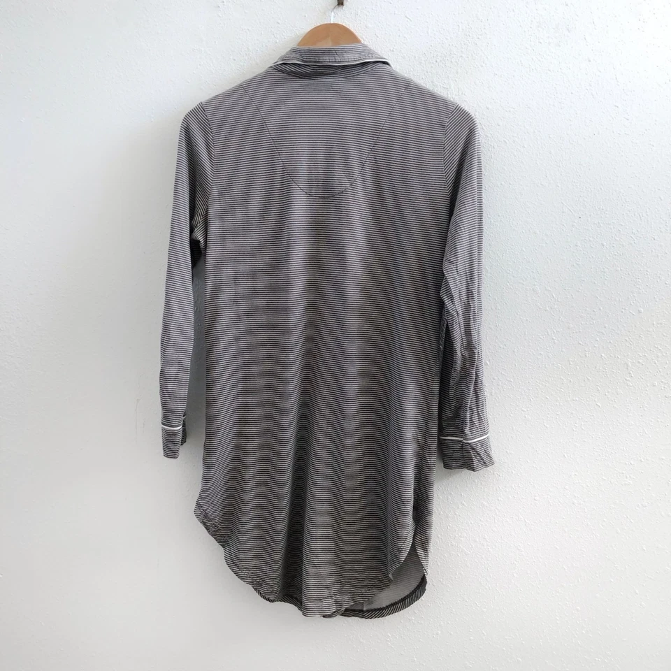 Camisa de dormir COSABELLA a rayas manga larga talla pequeña Foto 2 de 4