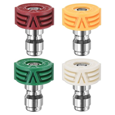 #ad #ad 4 Pack Pressure Washer Nozzle Set Multi Degree Orifice 4.0 $18.04