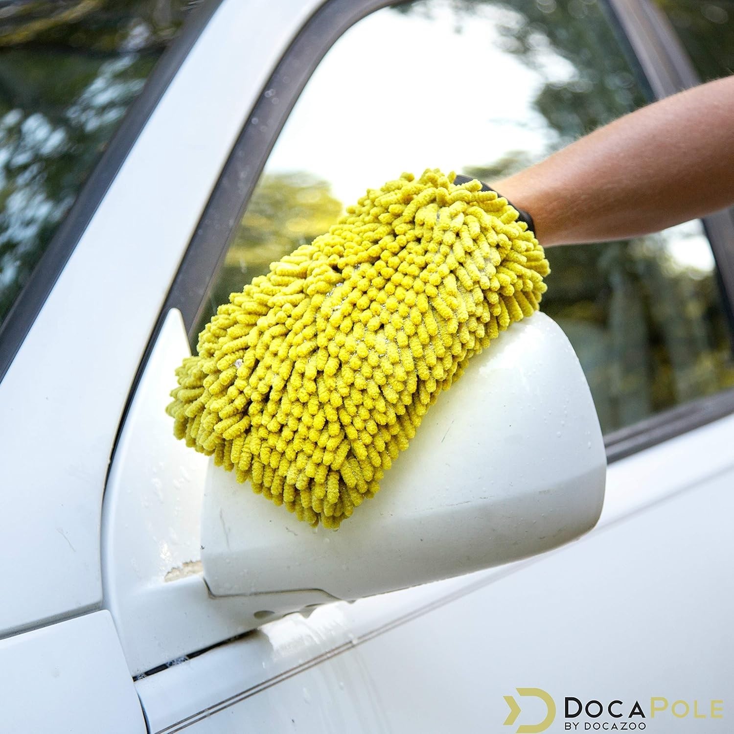 Versatile DocaPole Chenille Car Wash Mitts - Wet & Dry Cleaning Essentials thumbnail 7