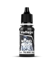 Vallejo Black Model Color Paint, 17ml