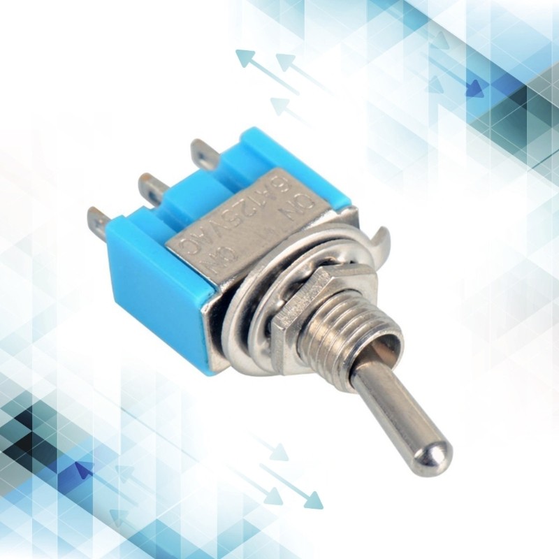 10pcs 3 Pin MTS-103 Miniature Toggle On Off Knob Switch Micro for Car ...