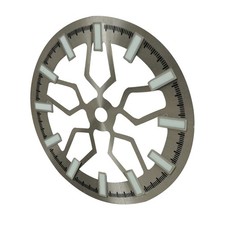 Unique 28.5mm Green Luminous Hollow Watch Dial Face for Japanese NH70 Movement