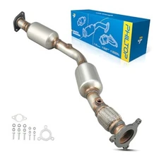  Front Catalytic Converter Kit Direct-Fit Compatible With Chevy, 2008-2010 