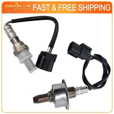 2Pcs Upstream & Downstream O2 Oxygen Sensor For Honda Accord CR-V Acura TSX 2.4L