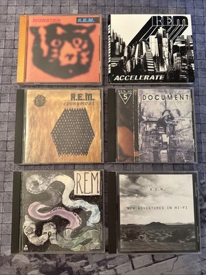REM Music CD Lot of 6-Monster/Accelerate/Eponymous/Document/Reckoning & 1 More