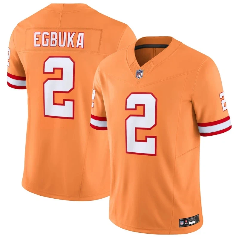 NWT Men's Buccaneers 2025 Orange Retro Game Jersey