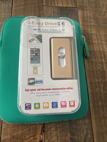 I – Easy Drive HD 16 GB External Memory Expansion IOS, Windows, Android-Black - 第 1/1 張圖片