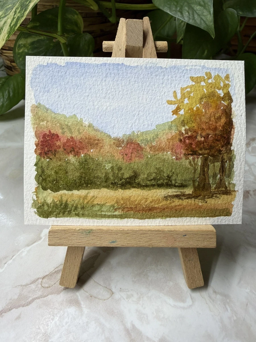 水彩画印象派风景艺术绘画| eBay