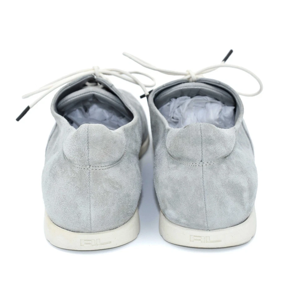 Ralph Lauren Colección Para Mujer Gris Claro Gamuza Moda Tenis Zapatos talla 9 M Foto 4 de 4