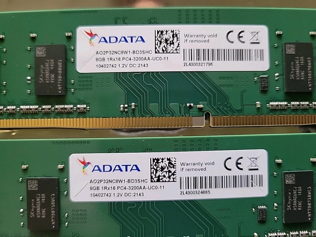 ADATA DDR4 SDRAM Memory (RAM) 2 Modules for sale | eBay