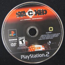 STACKED With Daniel Negreanu Sony PlayStation 2 UNTESTED Myelin Media