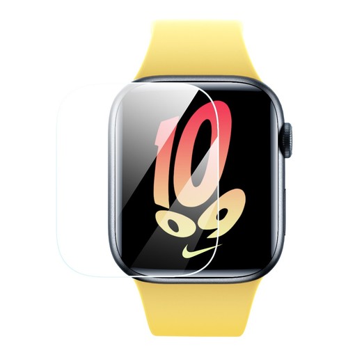 Zestaw 2x folia ochronna Baseus NanoCrystal do Apple Watch 7/8/9 45mm + zestaw m - Zdjęcie 2 z 8