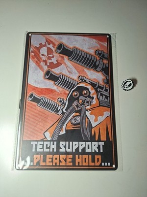 Bundle: Adeptus Mechanicus Metal Poster + Pin