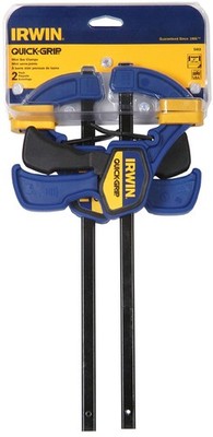 IRWIN Quick Grip 1964743 6'' Quick-Grip  One-Handed Mini Bar Clamp 2 Count