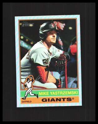 2025 Mike Yastrzemski - Topps Heritage - High # SP #470 Chrome  - S1B4R3L40C30
