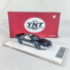 TNT 1/64 High Quality Resin Knight Rider Pontiac KARR Model Car Black Silver