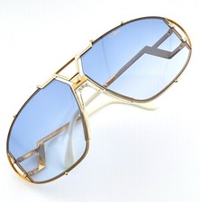 Vintage CAZAL 907 Col 332 Bianco Oro Occhiali da Sole W.Germania 906 Rara