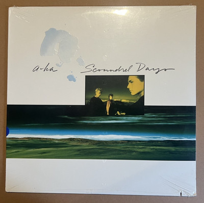 A-ha Lp SEALED Scoundrel Days 1986 New Old Stock -Embossed Cover