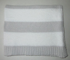 Cloud Island Baby Blanket Gray White Stripe Chenille Target