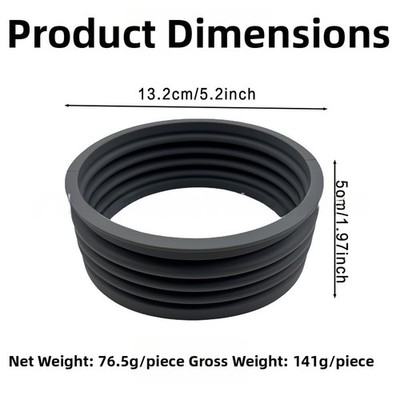 silicone bellows hopper for coffee machines for BARSETTO BEA01