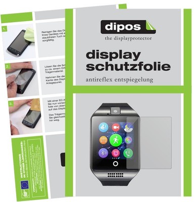 6x Schutzfolie matt für InterActive SmartWatch Q18 Displayschutzfolie Folie