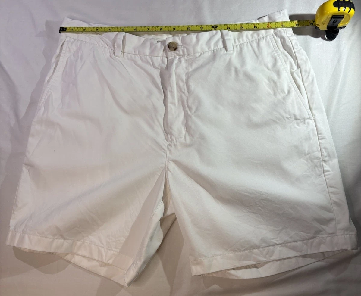 Vineyard Vines Men's White Chino Shorts Flat Front Pockets 9" Inseam
Opens in a new window or tab
