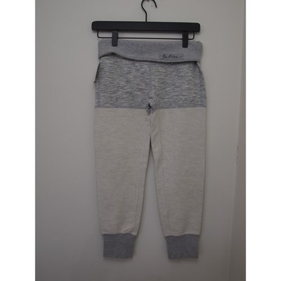 Free People Be Free Two Tone Fold Over Waist Crop Joggers Sweatpants Womens XS