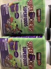 FORCE FACTOR Kids Superfood Super Chews, Vitamins and Immune Support EXP 6/26