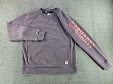 Carhartt Sweatshirt Youth Large 12/14 Relaxed Fit Long Sleeve Pullover Workwear