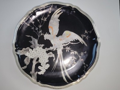 Rosenthal Teller Chippendale Silver Overlay Paradiesvogel