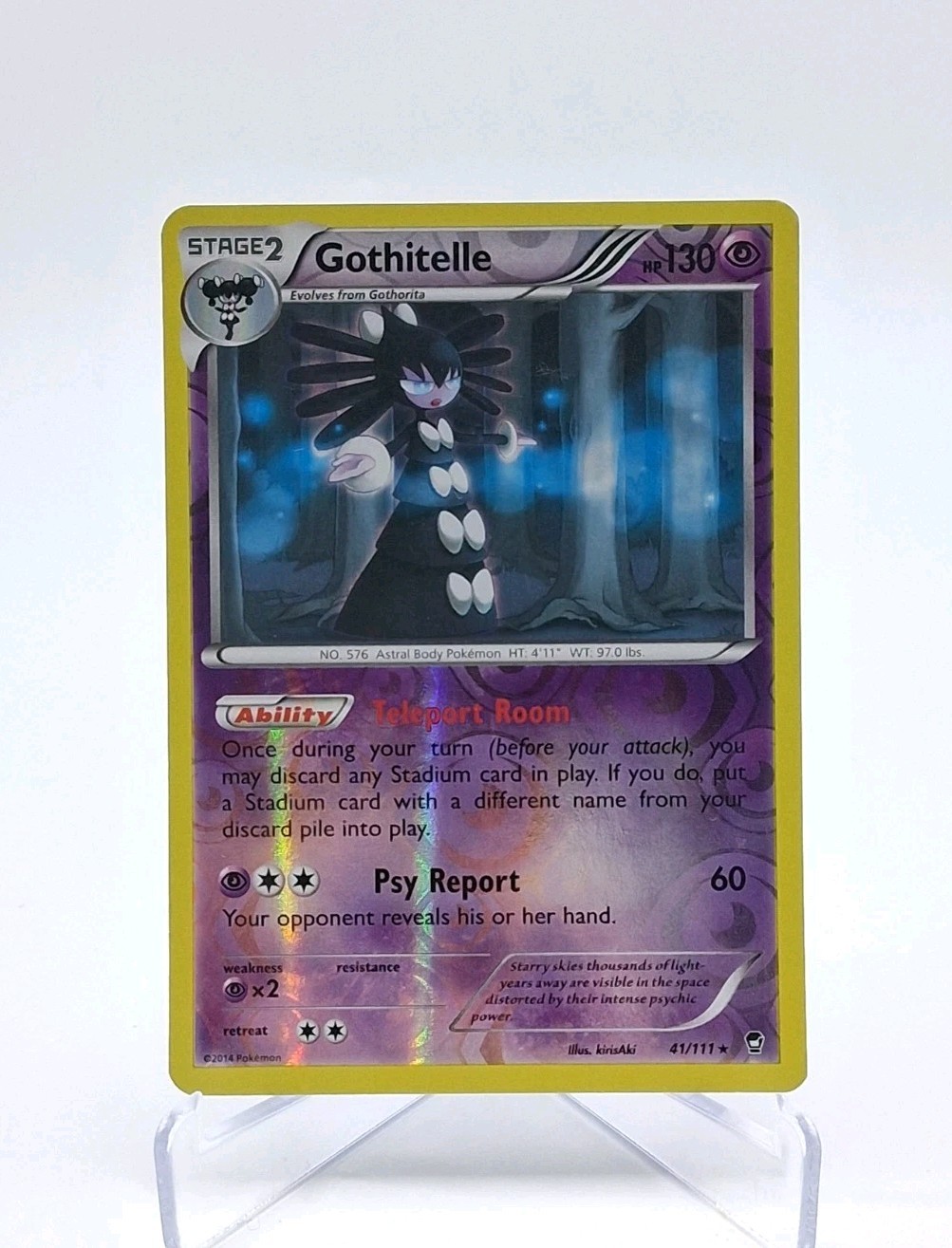 Gothitelle 41/111 XY - Furious Fists Reverse Holo