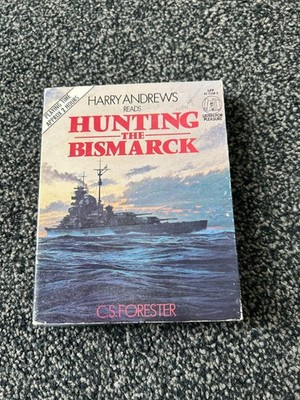 Hunting  The Bismarcks  - Audio Book - 2 x Cassette Tapes  C.S. Forester