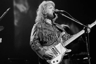 Bass guitarist Fred Turner from Canadian group Bachman Turner Over- Old Photo