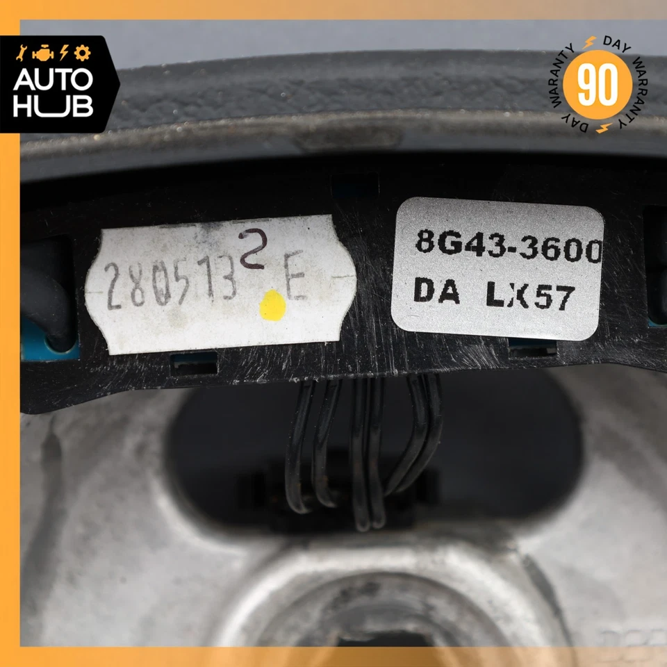 06-16 Aston Martin DB9 Rapide Steering Wheel Black 8G433600DA OEM 22k - Image 3 of 4