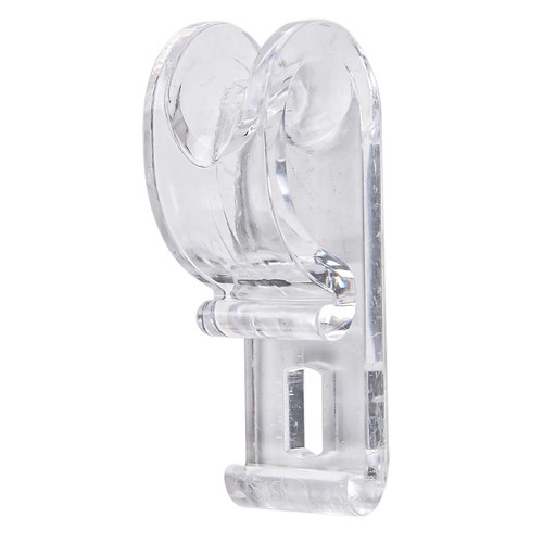 Sturdy and Long Lasting Transparent Hooks for Sheer Curtains Pack of 20 - Photo 4/12