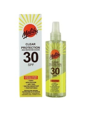 《2er-PACK》Malibu Clear Protection 30 LSF Spray Dry Feel Water Resistant 250ml 
