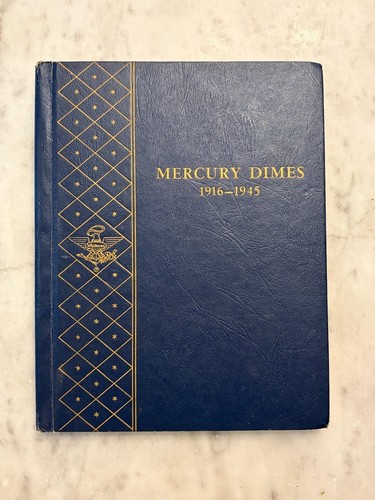 Mercury Dime Archival Whitman Album 1916 - 1945 #9413
