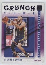 2021-22 Panini Donruss Crunch Time Press Proof Purple Stephen Curry #3 0qr0