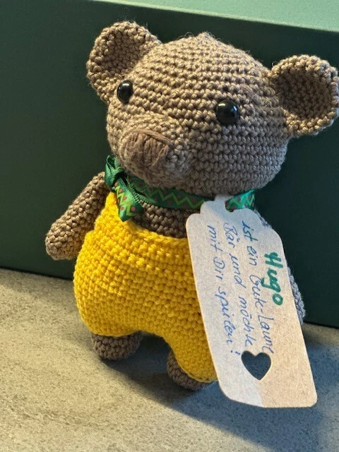 Amigurumi Gehäkelt Handarbeit Stofftier Kuscheltier Bär - Bild 2 von 2