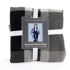 Emanuel Geraldo Women's Reversible Belted Wrap, One Size G52