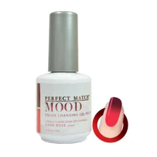 LeChat Perfect Match Mood Changing Gel Polish 0.5 Oz - Dark Rose MPMG 34