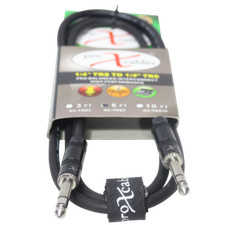 Pro X 5 Ft. Balanced 1/4" TRS-M to TRS-M High Performance Audio Cable