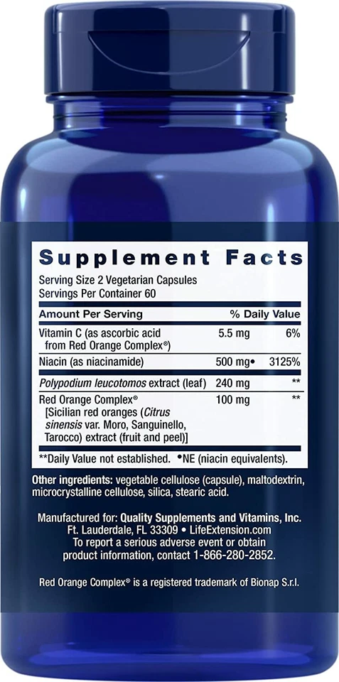 Life Extension Shade Factor – Protege tu piel de adentro hacia afuera 120 cápsulas Foto 2 de 4