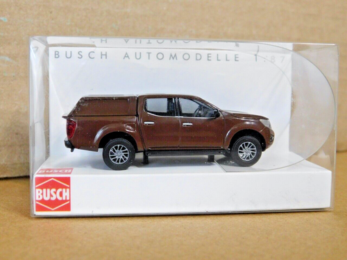 Busch 53706 1/87 HO 2015 Nissan Frontier (Navara) w/ Cargo Cover Brown NIB - Picture 5 of 5