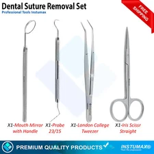 Dental Suture Removal Instrument Kit Medical Student Practicing Instruments
