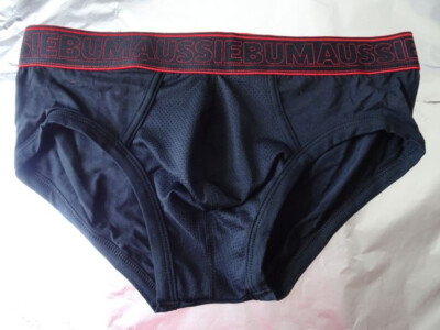 Underwear Aussiebum Slip Electron Schwarz-Rot - Größe M - Der Hingucker!