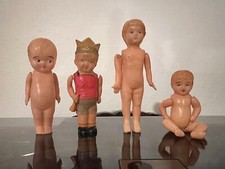 1920's Kewpie Celluloid Dolls Japan - Lot of 4