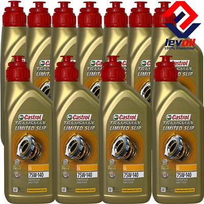 11x1 Liter Castrol Transmax Limited Slip 75W-140 Getriebeöl  Vollsynthetisch